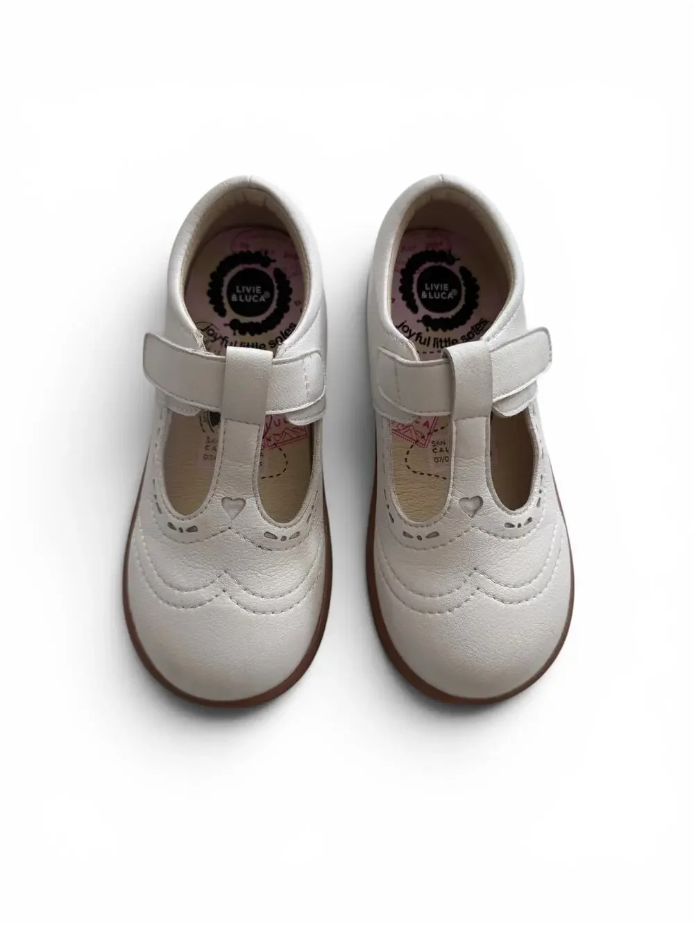Livie & Luca Amica Mary Jane’s in white